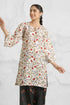 Lawn Cotton Printkari Co-ord Set – Cream Black with Farsi Pant