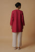 Kashmiri Aari Work Cotton Short Kurta – Maroon