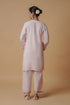 Bhavya in Kashmiri Aari Work Cotton Kurta Set - Baby Pink