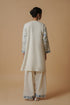 Kashmiri Aari Work Cotton Kurta with Farsi Pant - White