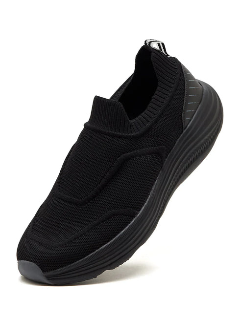 HOOP Black Men's Walking Shoes