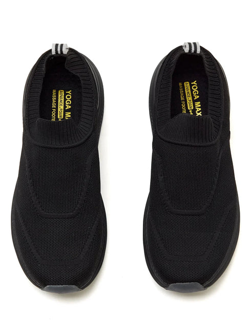 HOOP Black Men's Walking Shoes