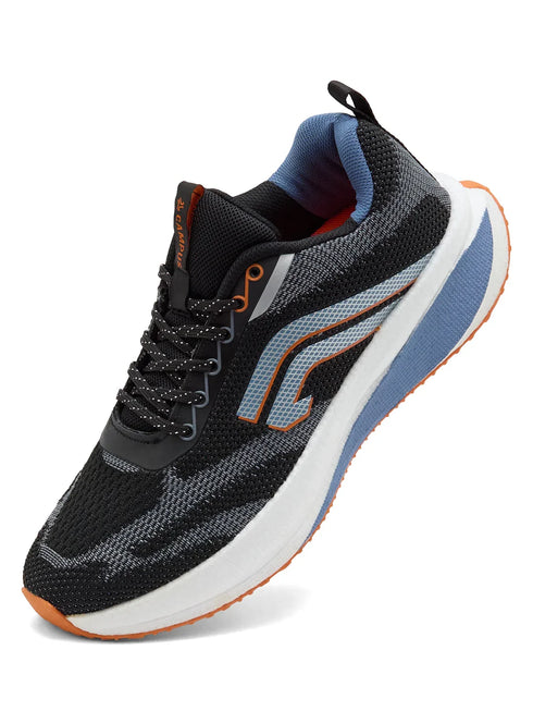 HURID Black Men's Running Shoes