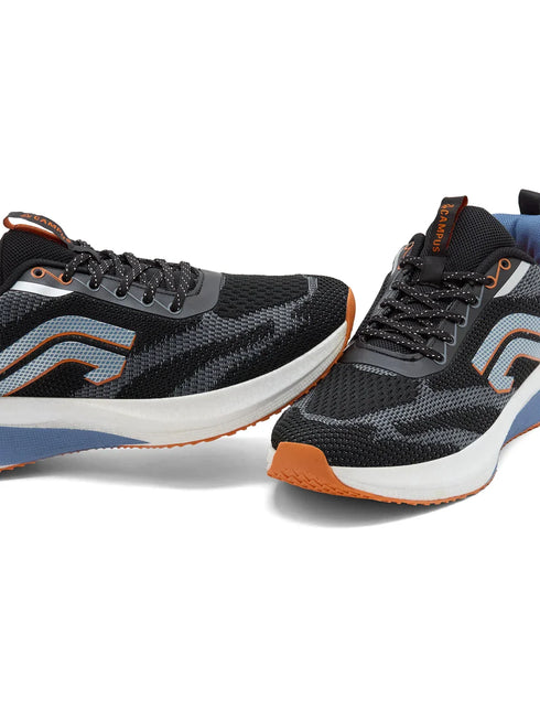 HURID Black Men's Running Shoes