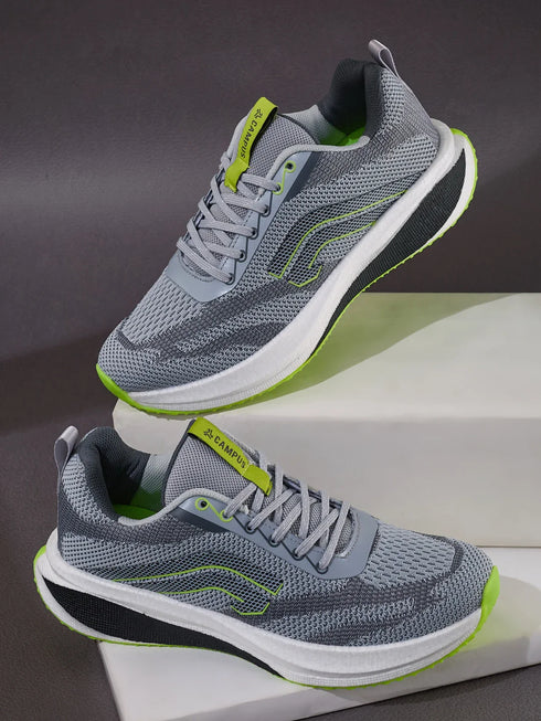 HURID Grey Men's Running Shoes