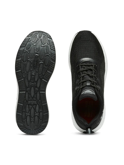 HYPE PRO Black Men's Running Shoes