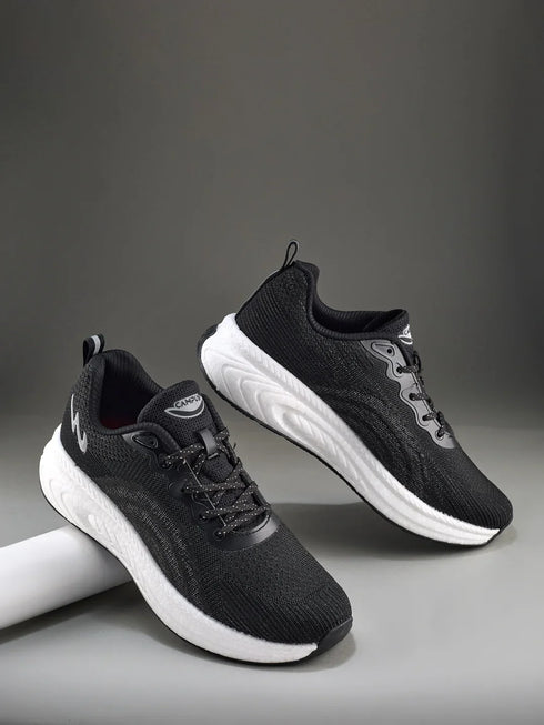 HYPE PRO Black Men's Running Shoes