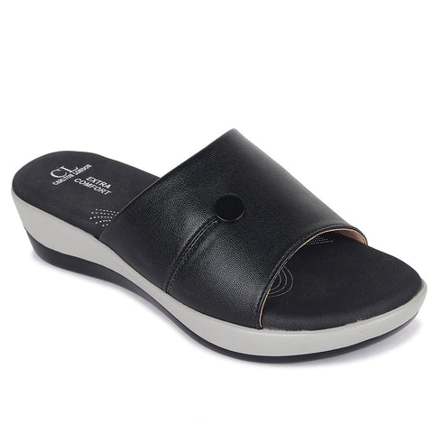 Women's Embellished Wedge Slide Sandals