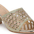 Women Embellished Block Heel Sandals