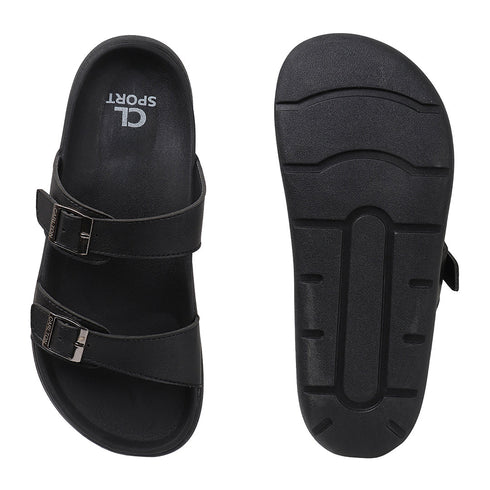Women's Double Buckle Slide Comfort Sandals