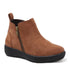 Women's Comfort Zipper Ankle Bootie Casual Everyday Low-Cut Boot