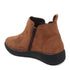 Women's Comfort Zipper Ankle Bootie Casual Everyday Low-Cut Boot