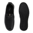 Men's Comfort Casual Slip-On Shoe with Leather Textured Elastic Detail