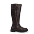 Women's Tall Zipper Accent Riding Boot Buckled Knee-High Fashion Footwear