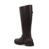 Women's Tall Zipper Accent Riding Boot Buckled Knee-High Fashion Footwear