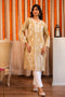 Saba Chikankari Long Kurta In Muslin - Beige
