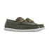 Men's Buckle Accent Driving Leather Loafer with Suede Finish