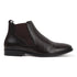 Men's Classic Slip-On Ankle Chelsea Leather's Boot with Elastic Gussets
