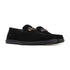 Men's Buckle Accent Driving Leather Loafer with Suede Finish