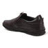 Men's Comfort Casual Slip-On Shoe with Leather Textured Elastic Detail