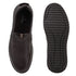 Men's Comfort Casual Slip-On Shoe with Leather Textured Elastic Detail