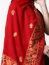 Women's Aari Embroidery Wool Stole