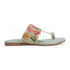 Women's Embroidered Ethnic Flat Toe-Ring Sandal