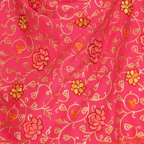 Women's Aari Embroidered Wool Stole