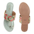 Women's Embroidered Ethnic Flat Toe-Ring Sandal