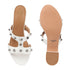 Women's Edgy Studded Double-Strap Sandals