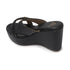 Women's Criss-Cross Strap Wedge Sandal with Charm Detail