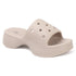 Women's Lightweight Platform Sandal Cushioned Slip-On Comfort Footwear