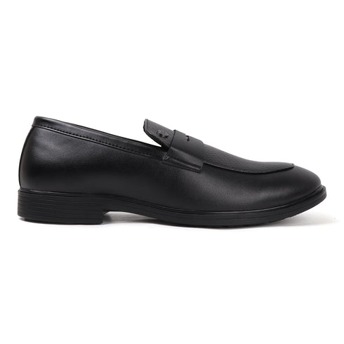 Men's Textured Panel Penny Loafers