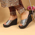 Women's Cross Strap Wedge Heels Sandals