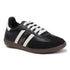 Women's Retro Stripe Canvas Lace-Up Lifestyle Sneaker