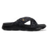 Women's Comfort Knit Knot Strap Embellished Slide Sandal