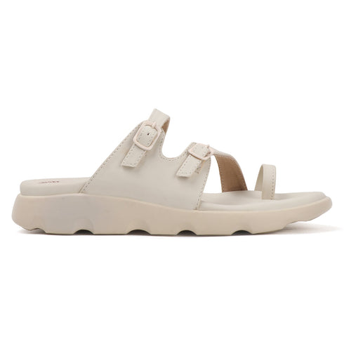 Women's Adjustable Double Buckle Toe-Ring Comfort Sandal
