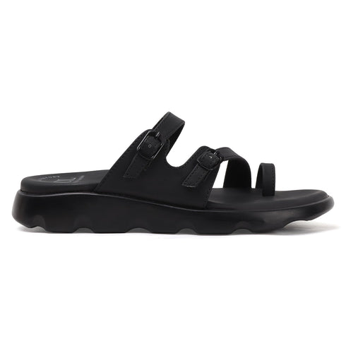 Women's Adjustable Double Buckle Toe-Ring Comfort Sandal