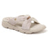 Women's Comfort Knit Knot Strap Embellished Slide Sandal