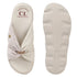 Women's Comfort Knit Knot Strap Embellished Slide Sandal