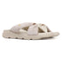 Women's Comfort Knit Knot Strap Embellished Slide Sandal