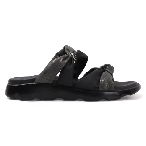 Women's Puffy Strap Bow Knot Slide Sandal