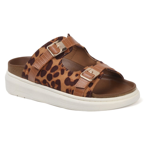 Women's Chunky Platform Buckle Slide Sandals