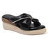 Women's Wedge Sandal with Padded Knot Detail