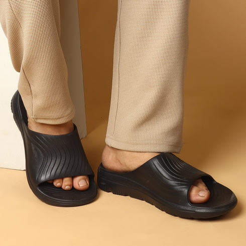 Men's Contoured Single Strap Recovery Slide Sandal