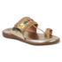 Women's High Block Heel Platform Sandals with Woven Strap