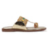 Women's High Block Heel Platform Sandals with Woven Strap