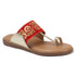Women's Embroidered Ethnic Flat Toe-Ring Sandal