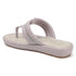 Women Flat Thong Sandals with Rhinestone Knot Detail