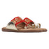 Women's Embroidered Ethnic Flat Toe-Ring Sandal